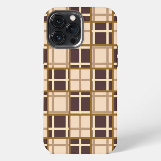 Abstract Shades of Brown iPhone 13 Pro Max Case Hülle