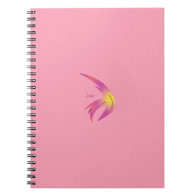Abstract Shape Notebook Notizblock (Vorderseite)