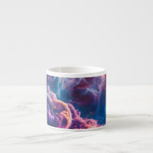 Abstract Space Nebula Art - Colorful Cosmic