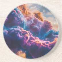 Abstract Space Nebula Art - Colorful Cosmic