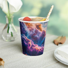 Abstract Space Nebula Art - Colorful Cosmic Pappbecher
