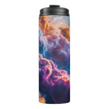 Abstract Space Nebula Art - Colorful Cosmic