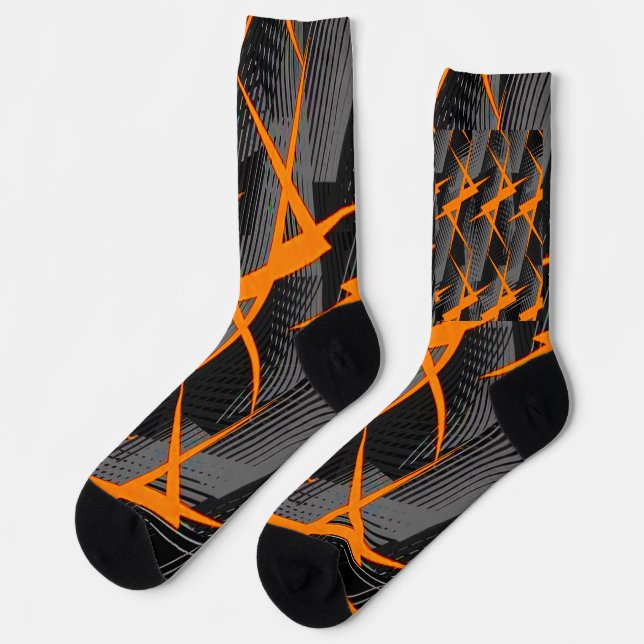 abstract sports socks socken (Linkes Detail)