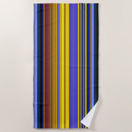 Abstract Stripes Design 1 Strandtuch