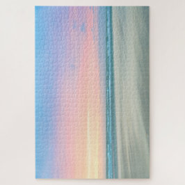 Abstract sunset at the beach in the Hague