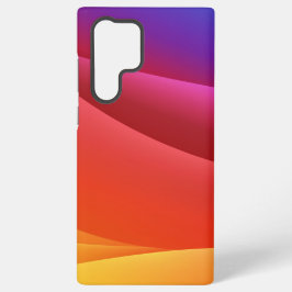 Abstract sunset colours in an elegant pattern samsung galaxy hülle