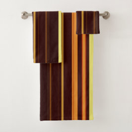 Abstract Symphony in Blue 4 (Negative Effect) Badhandtuch Set