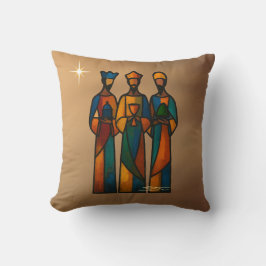 Abstract Three Wise Men Kissen