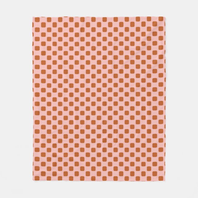 ABSTRACT TILES PATTERN. FLEECEDECKE (Vorderseite)