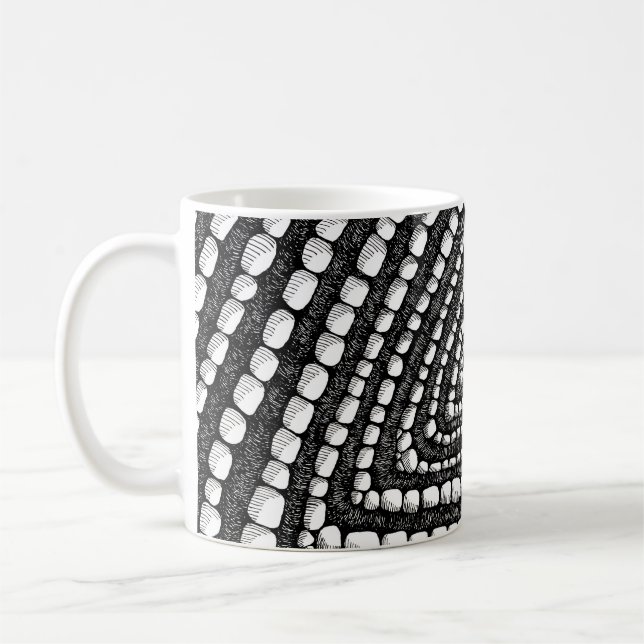 Abstract Triangle Detailed Pen and Ink Shapes  Kaffeetasse (Links)