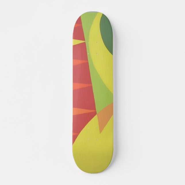 Abstract Tropicana Skateboard Deck (Vorne)