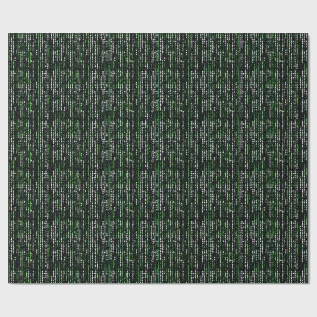 Abstract Tunnel Perspective with Two Figures Geschenkpapier (Flach)