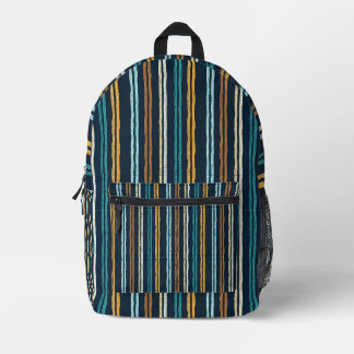 Abstract Vertical Lines pattern Bedruckter Rucksack