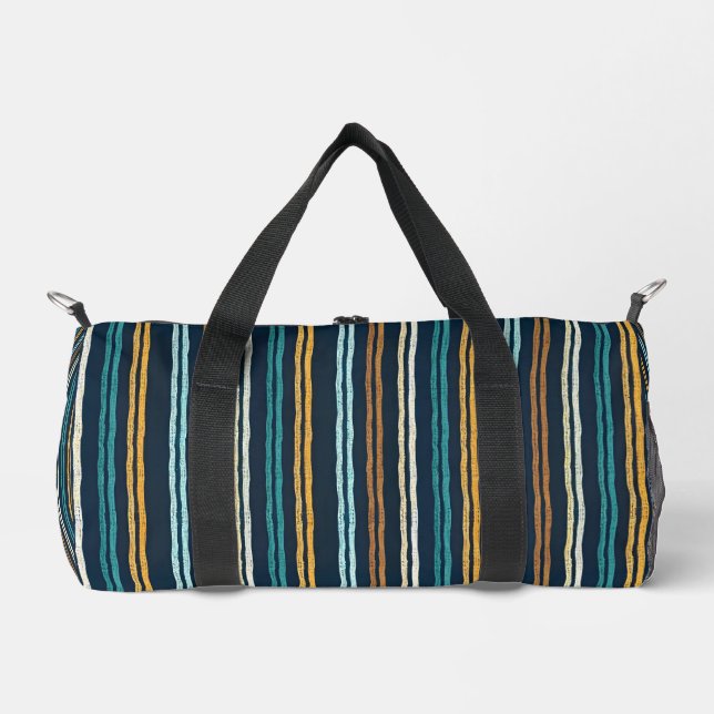 Abstract Vertical Lines pattern Duffle Bag (Vorderseite)