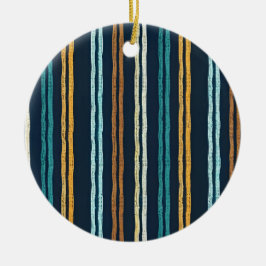 Abstract Vertical Lines pattern Keramik Ornament