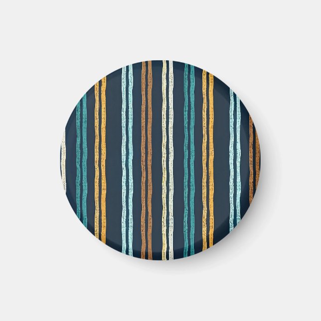 Abstract Vertical Lines pattern Magnet (Vorne)