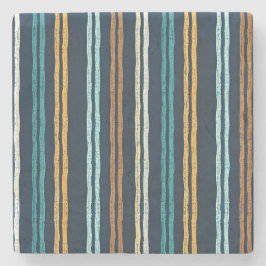 Abstract Vertical Lines pattern Steinuntersetzer