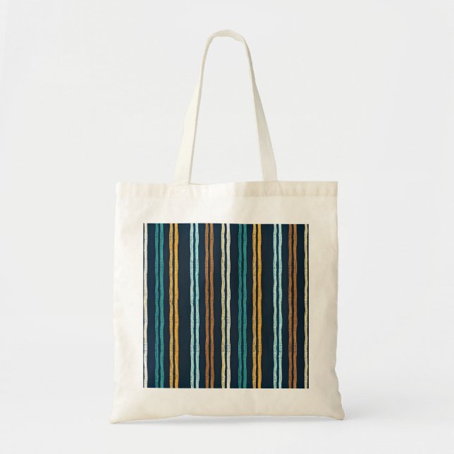 Abstract Vertical Lines pattern Tragetasche (Vorne)