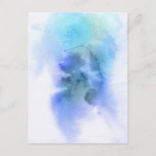 Abstract watercolor hand painted background 9 postkarte
