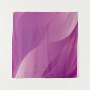 Abstract Waves. Futuristic Technology Style Backgr Wandteppich