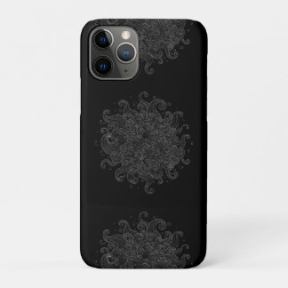 Abstract White Outline Waves Seamless Phone Case