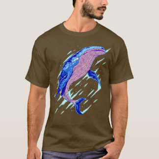 Abstract Wild Whale T-Shirt