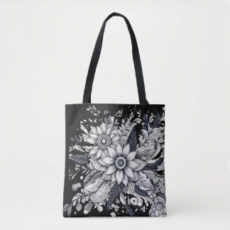 abstract women face tasche