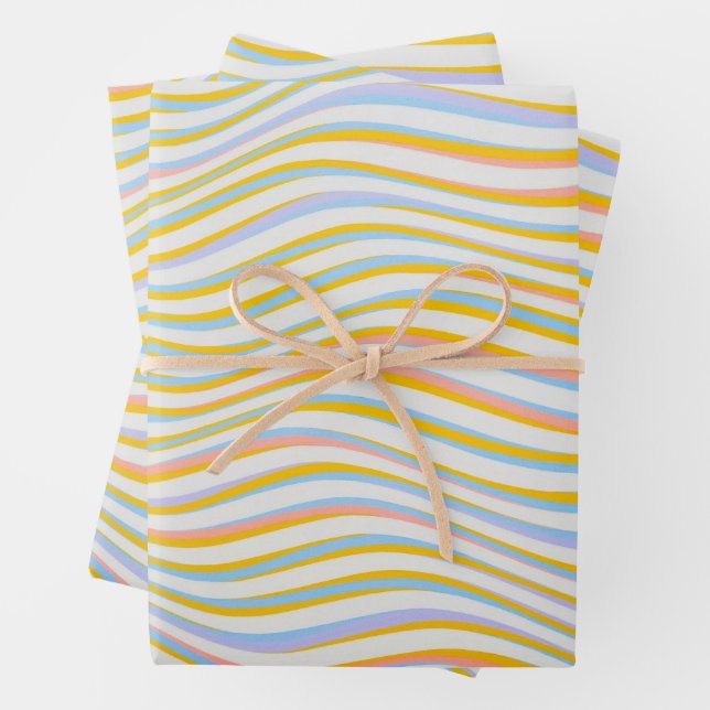 Abstract Wraps 7 Geschenkpapier Set (Beispiel)