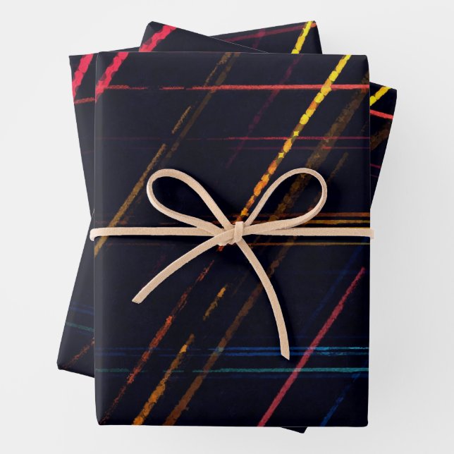 Abstract Wraps Geschenkpapier Set (Beispiel)