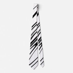 Abstract Zebra Print Krawatte