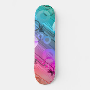 Abstract Zusammensetzung Skateboard