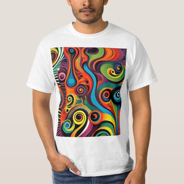 Abstracta Psychedelica 11 T-Shirt (Vorderseite)