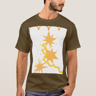ABSTRACTE GRAFIK STARBURST T-Shirt