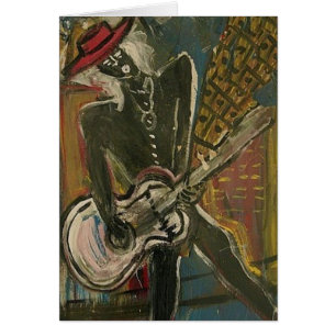 Abstracter Gitarrist V