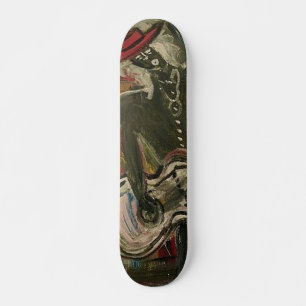 Abstracter Gitarrist V Skateboard