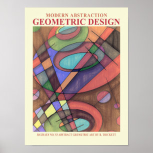 Abstractes geometrisches EP Nr. 3 Poster