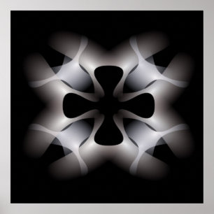 ABSTRACTES KREUZ POSTER