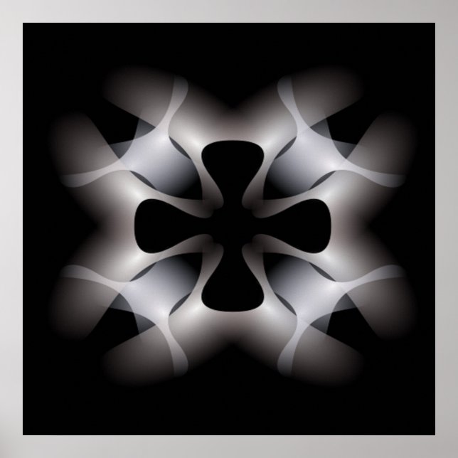 ABSTRACTES KREUZ POSTER (Vorne)