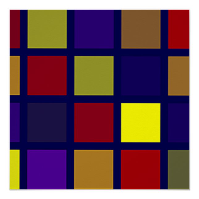 Abstractie 14 poster (Vorderseite)