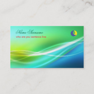abstraction beau carte de visite