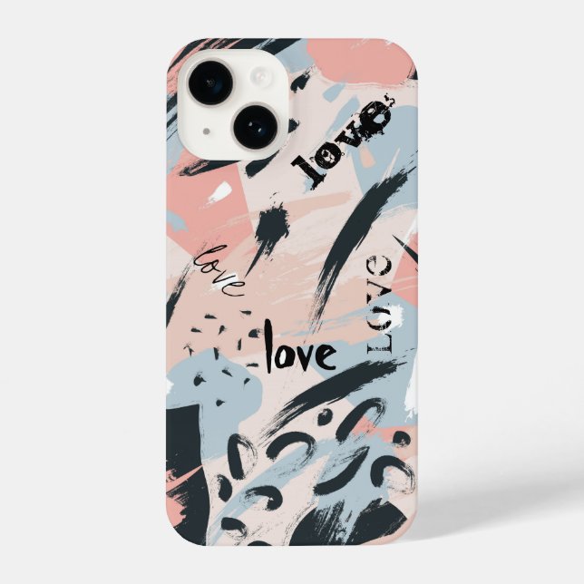 Abstraction iPhone 14 Hülle (Rückseite)