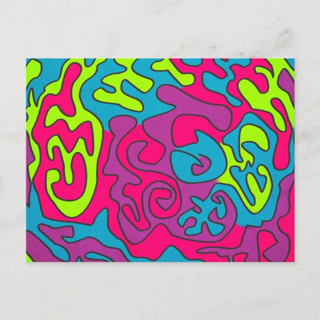 Abstractwztextur Postkarte (Vorderseite)