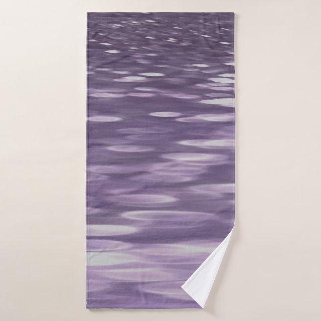 Abstrait #1 : Ultra Violet Shimmer (Serviette de bain)