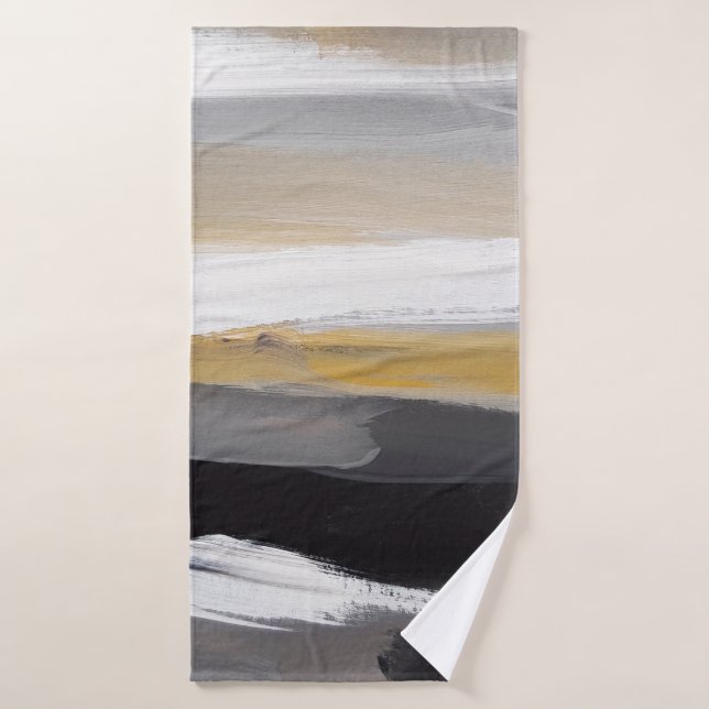 Abstrait arrière - plan de peinture moderne. Art m (Serviette de bain)