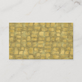 Abstrait Art Moderne Carte de visite Gold Bourgogn