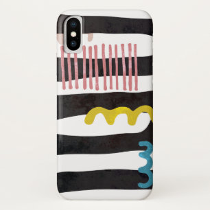 Abstrait bande noire Coque-Mate iPhone X Coque