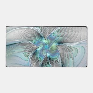 Abstrait Bleu Vert Papillon Imaginaire Fractal Art