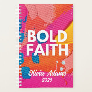 Abstrait Bold Faith hebdomadaire mensuelle 2023 Pl