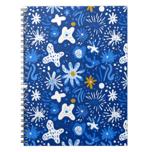Abstrait Carnet Motif à liaison spirale