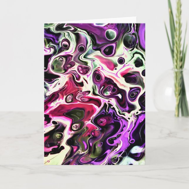 Abstrait Color Study 197, carte (Devant)